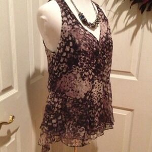 Rebecca Taylor "ombré feather" top